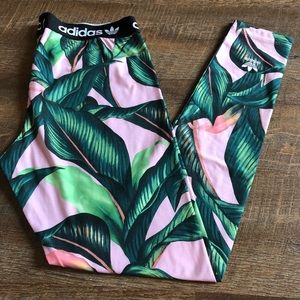 Adidas palm tree leggings Clearance